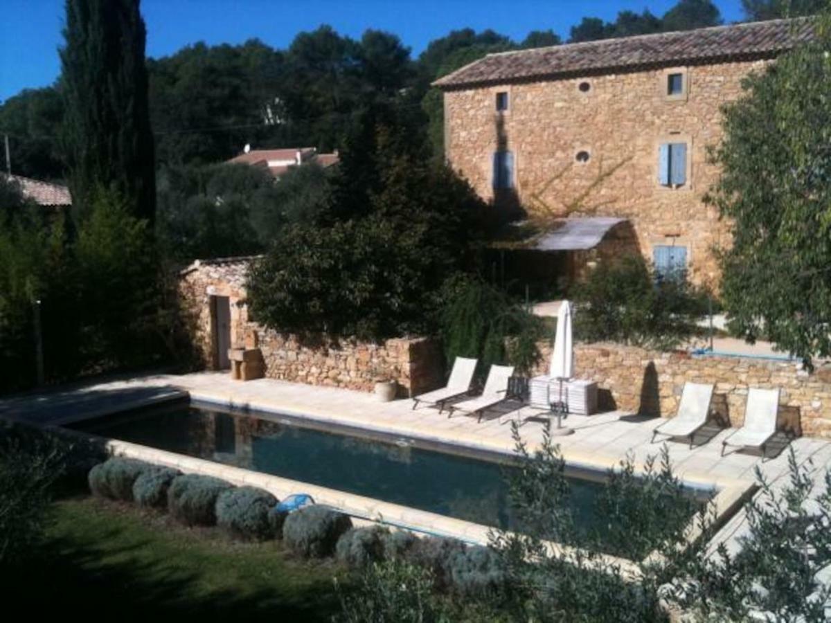 Le Mas Du Cypres, 12 Pers Et Piscine Aigaliers Exteriör bild